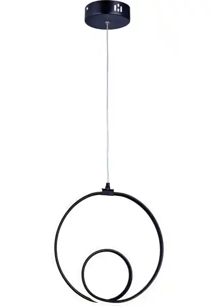 Bafra Porto Siyah Tekli Avize Modern ve Şık İç Mekan Aydınlatma Çözümü