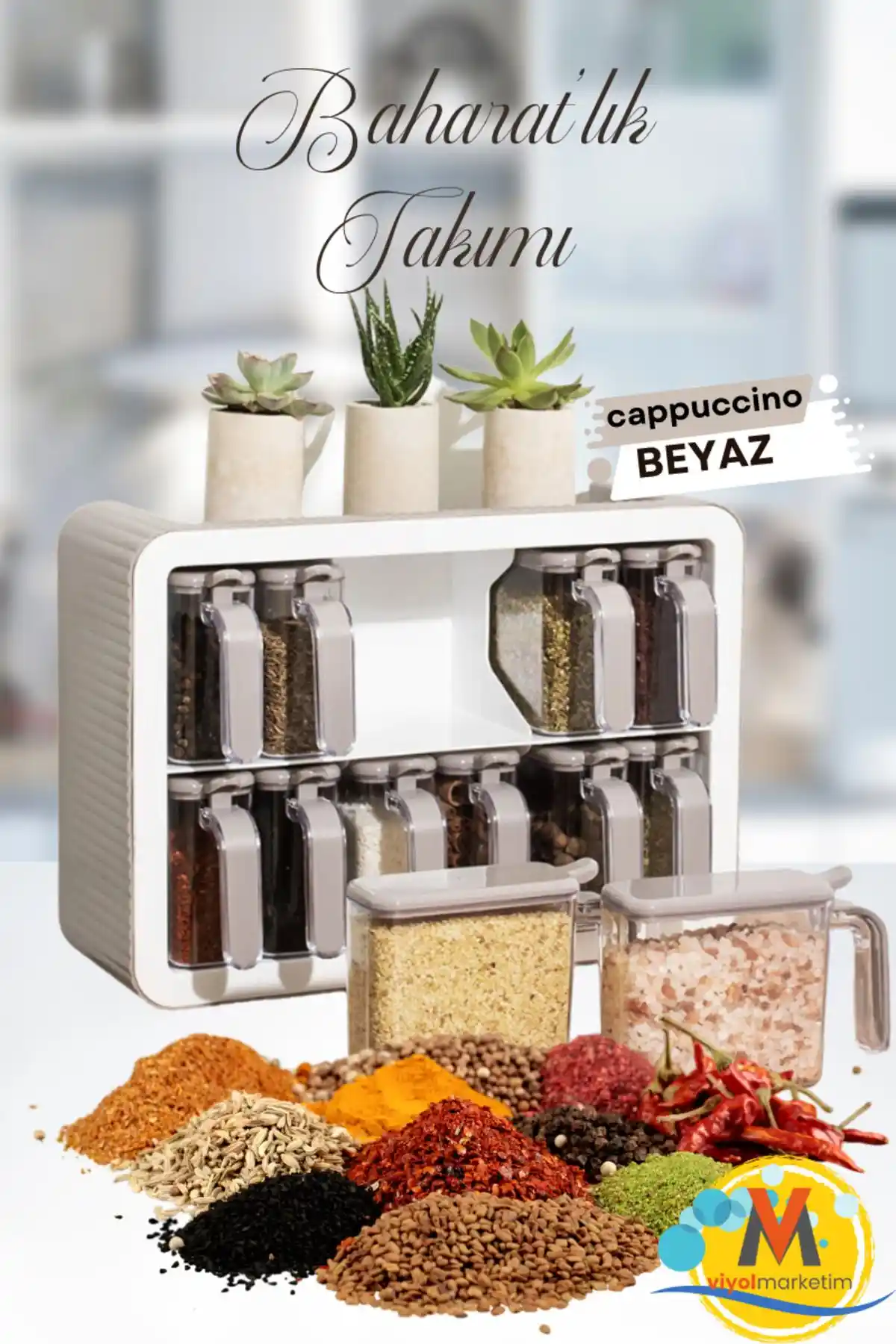 Baharatlık Tıpası ile Mutfak Dekorasyonunda Şıklık ve İşlevsellik Sağlama