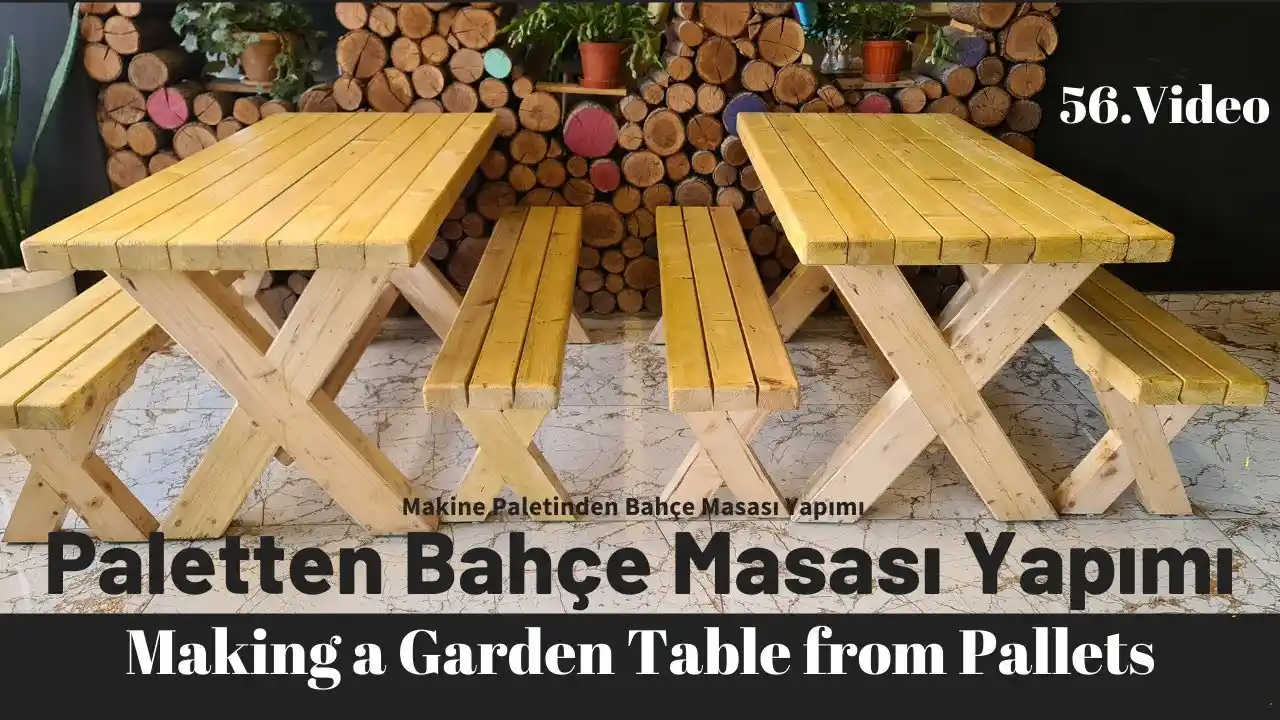Bahçe İçin Doğal ve Şık Kendin Yap Bahçe Masası Yapımı Rehberi