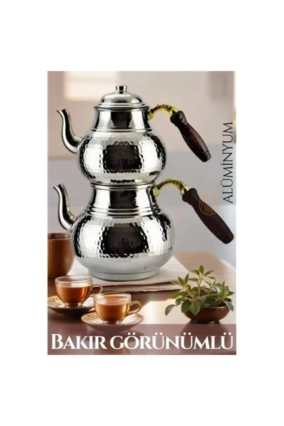 Bakır Görünümlü Çaydanlık ile Modern ve Nostaljik Dekorasyon Fikirleri