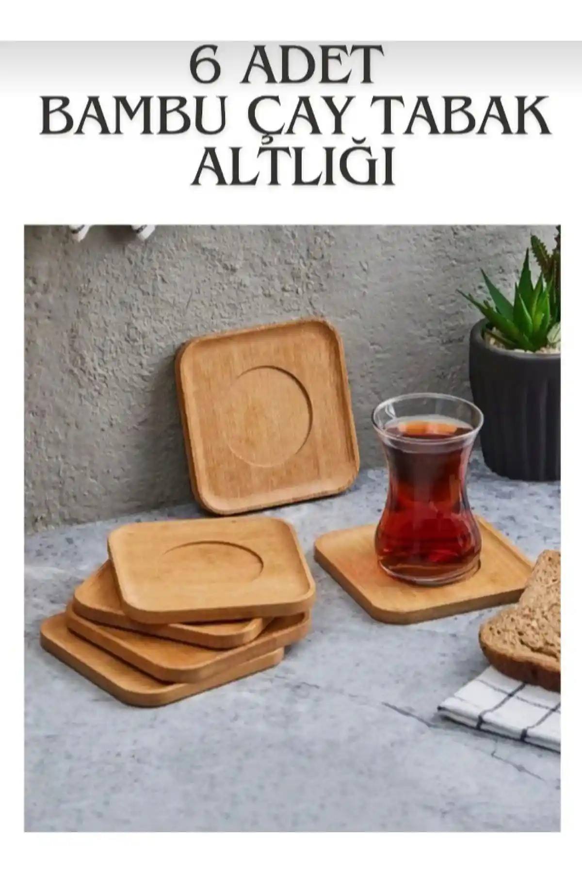 Bambu Kahve Altlığıyla Dekorasyonda Doğal ve Şık Dokunuşlar