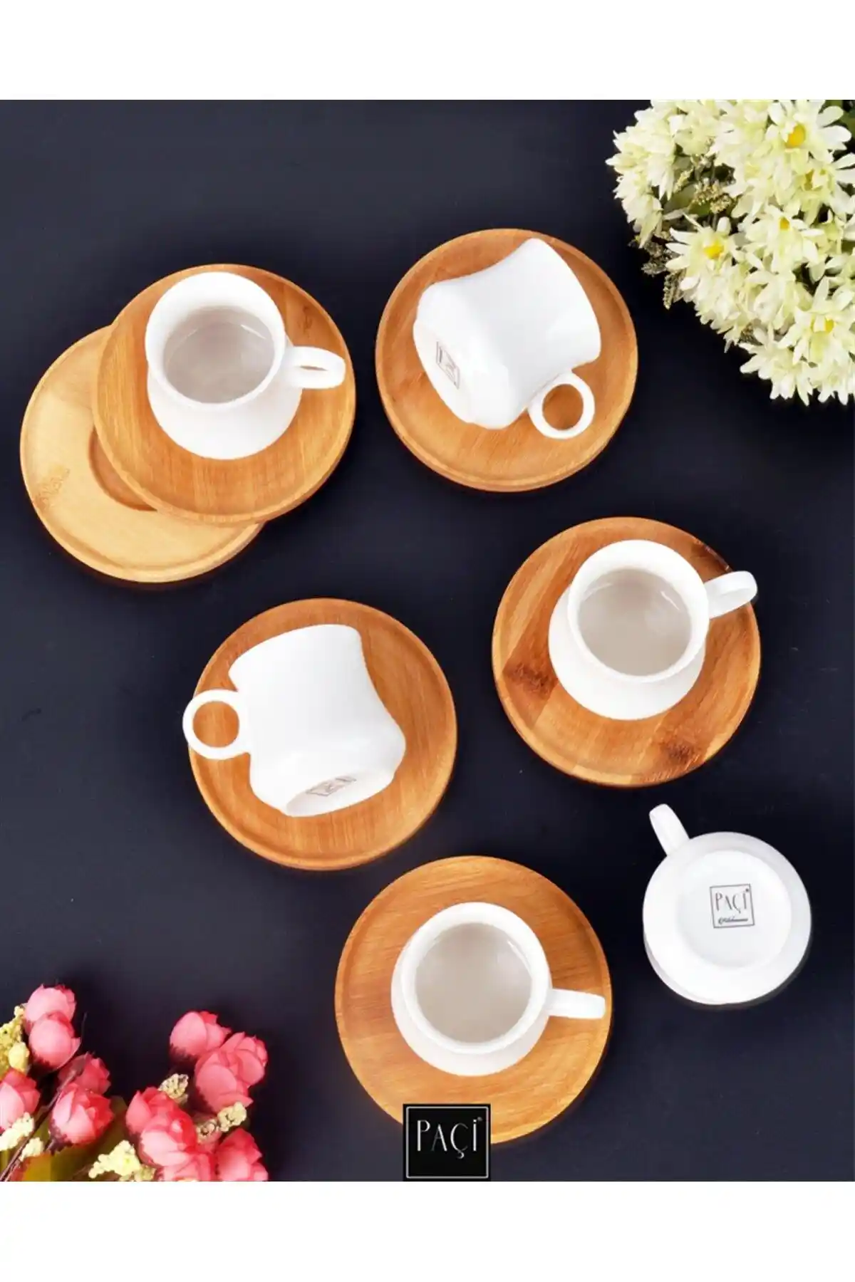 Bambu Tabaklı Kahve Fincanlarıyla Doğal ve Sürdürülebilir Dekorasyon Yaklaşımları