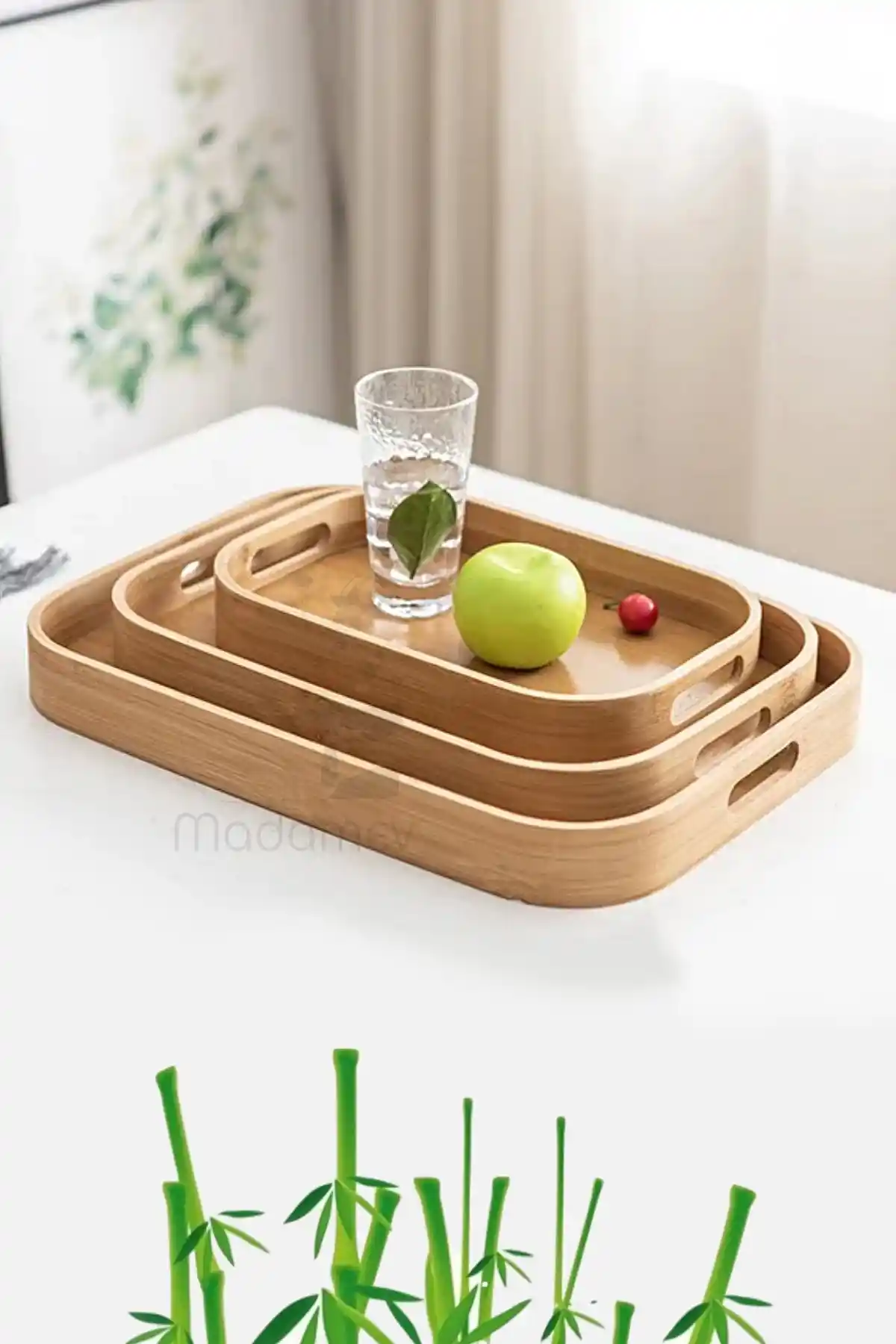 Bambu Tepsi ile Doğal ve Zarif Dekorasyon Fikirleri ve Kullanım Alanları