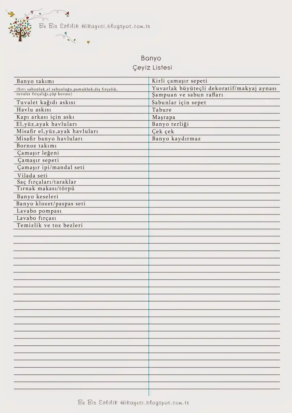 Banyo Çeyiz Listesi: Fonksiyonel ve Estetik Banyo Dekorasyonu İçin Rehber
