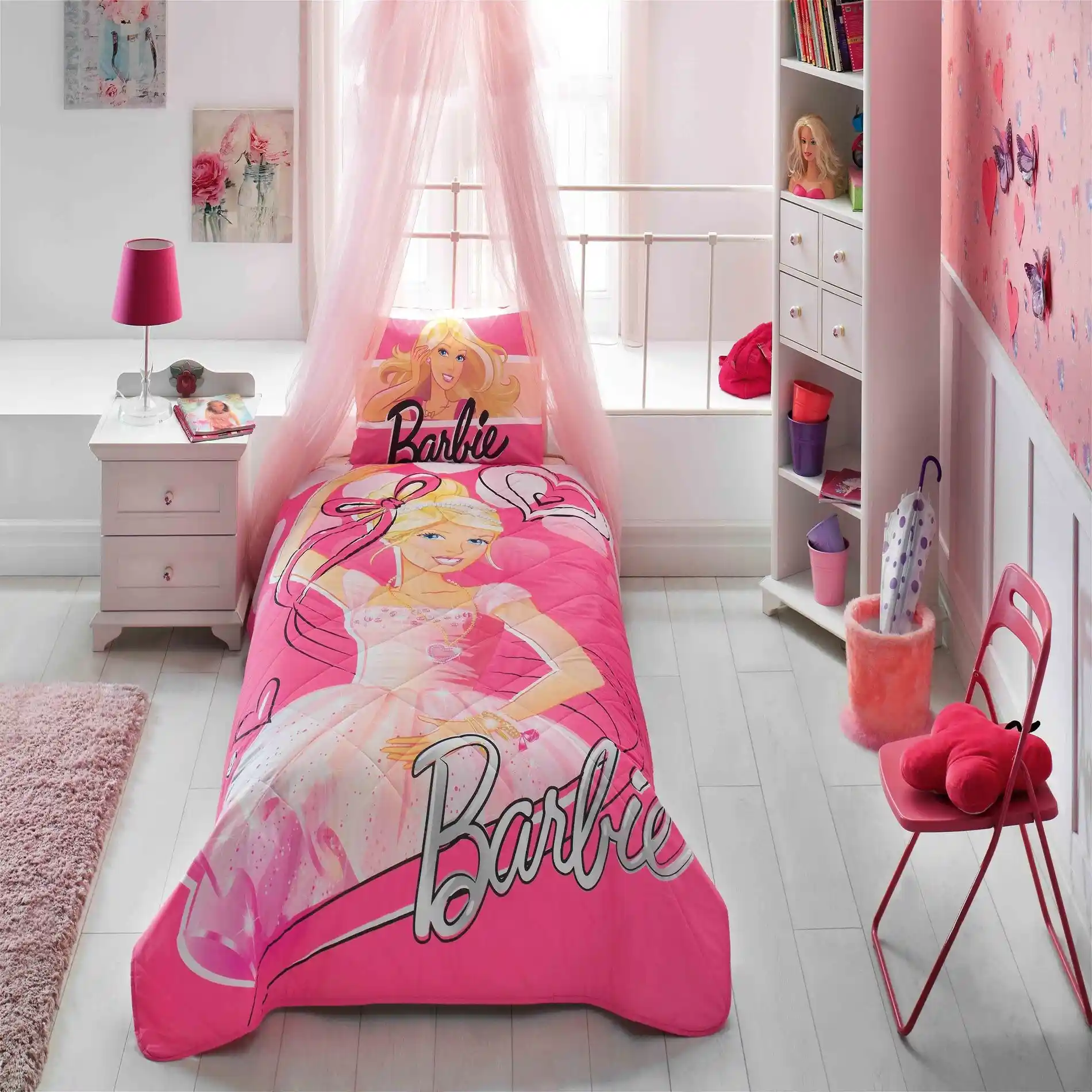 Barbie Temalı Yatak Odası Dekorasyonu: Rüya Gibi Çocuk Odası Tasarımı Rehberi