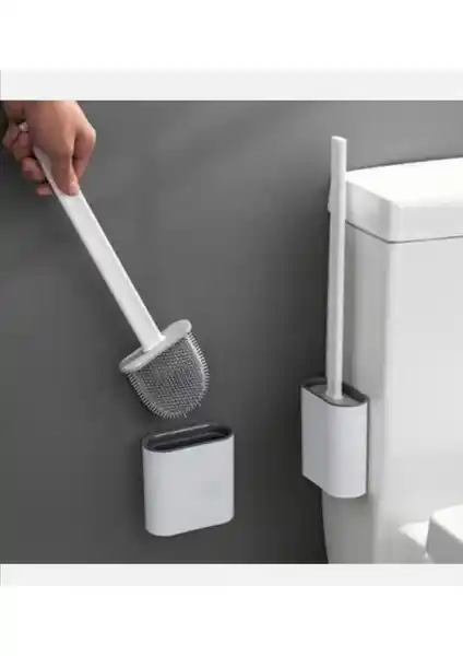 Baysa Silikon Tuvalet Fırçası Hijyen ve Kullanım Kolaylığı Sunan Modern Tasarım