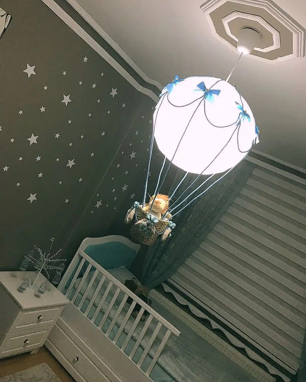 Bebek Odası Dekorasyonunda Renkli ve Güvenli Balon Avize Seçenekleri