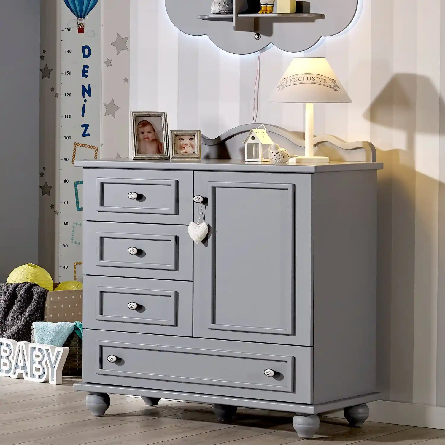 Bebek Odası Şifonyeri Seçimi ve Dekorasyonunda İşlevsellik ile Estetiğin Uyumlu Birliği