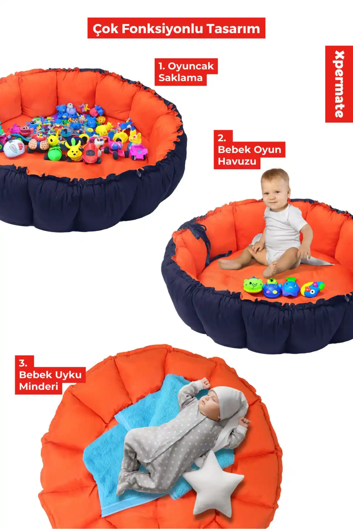 Bebek Oyun Sepetleri Dekorasyonda Hem Fonksiyon Hem Estetik Bir Çözüm