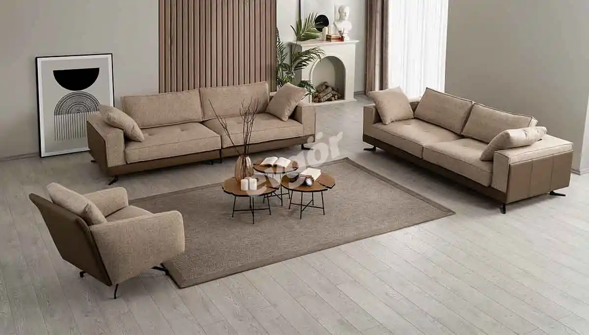 Bej Salon Takımı ile Dekorasyonda Zarafet ve Uyum Sağlamanın Yolları