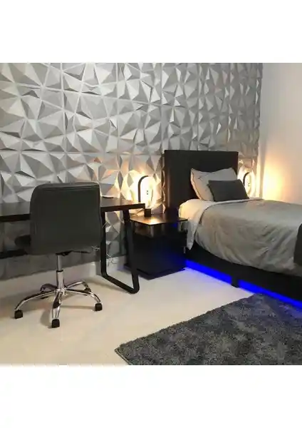 Bella Carpeti 3D Kabartmalı PVC Duvar Paneli ile Modern ve Dayanıklı İç Mekan Dekorasyonu