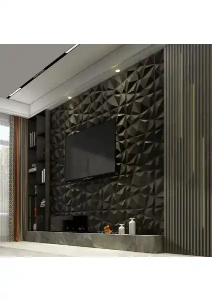 Bella Carpeti 3D Kabartmalı PVC Duvar Paneli Modern ve Şık Dekorasyon Çözümü
