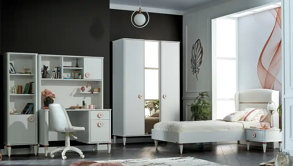 Bella genç odası dekorasyonu: modern ve şık yaşam alanları için trend ipuçları