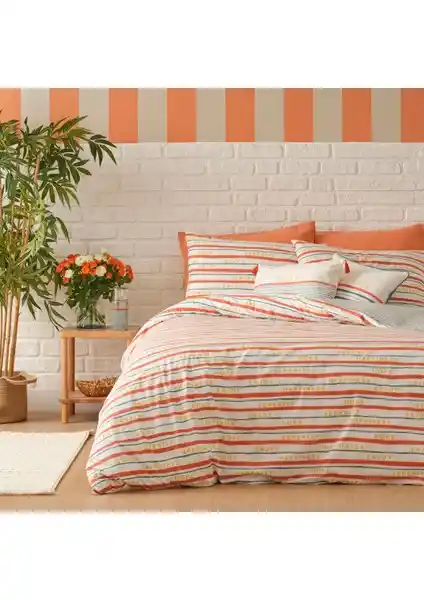 Bella Maison %100 Pamuk Ranforce Serenity King Size Nevresim Seti Sağlıklı ve Şık Yatak Odası Dekoru