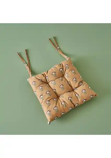 Bella Maison Indian Sandalye Minderi Hardal Renk 40x40 cm Estetik ve Konfor Sağlar