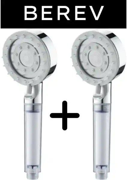 Berev Masaj Başlı Filtreli Kireç Önleyici Duş Seti ile Konforlu ve Sağlıklı Banyo Deneyimi