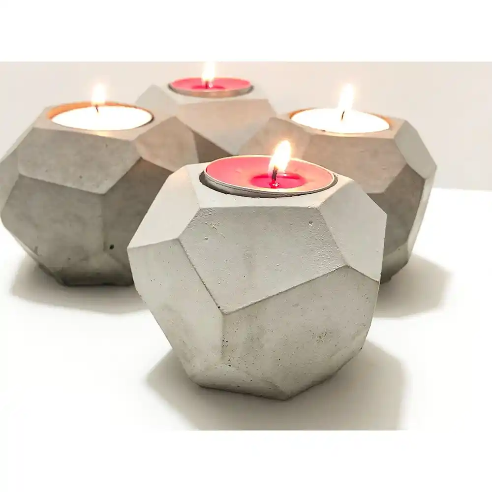 Beton Mumluklar ile Modern ve Şık Dekorasyon Unsurları ve Kullanım İpuçları