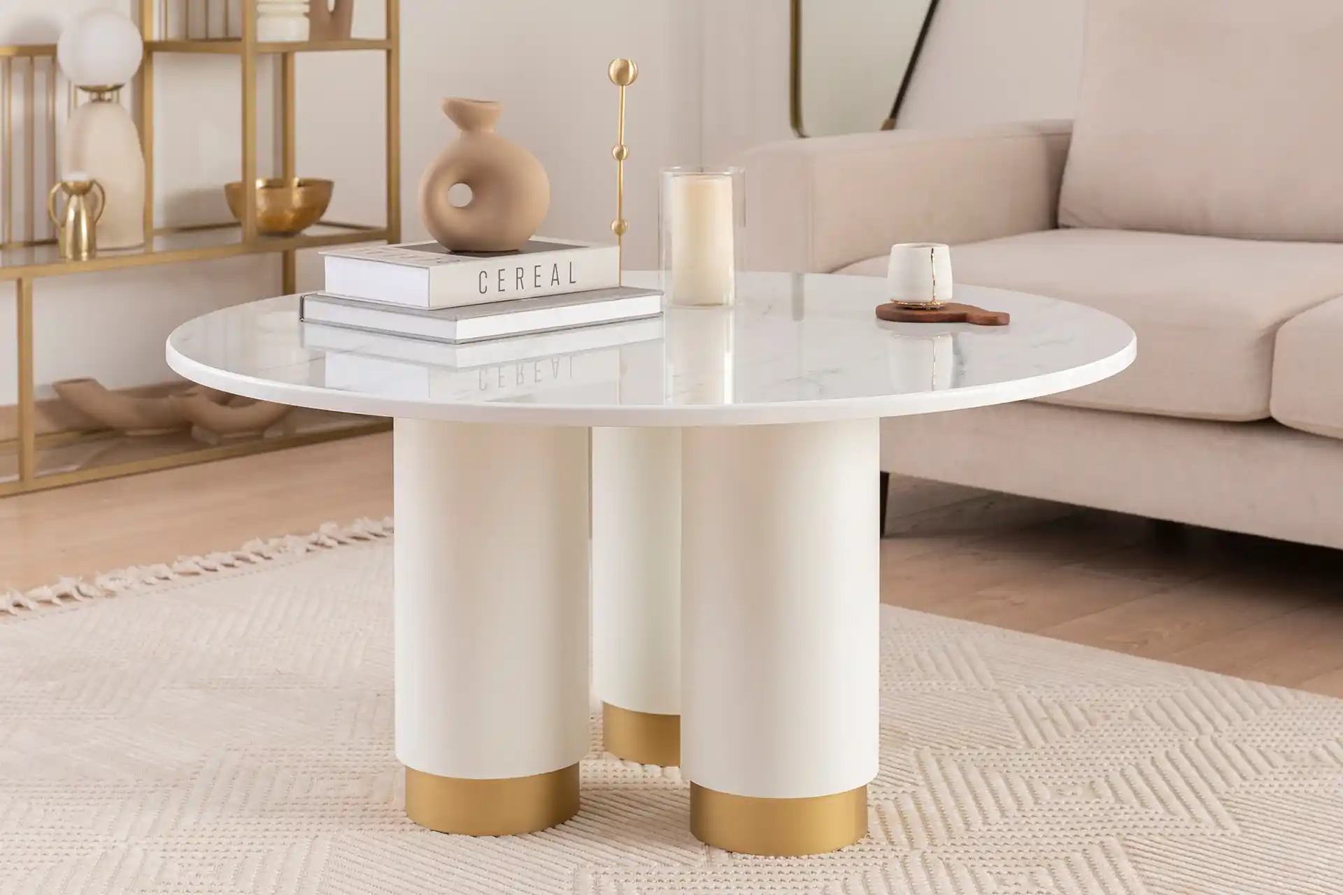 Beyaz Mermer Sehpa Modelleri ve Dekorasyon İpuçlarıyla Şıklık Yaratın