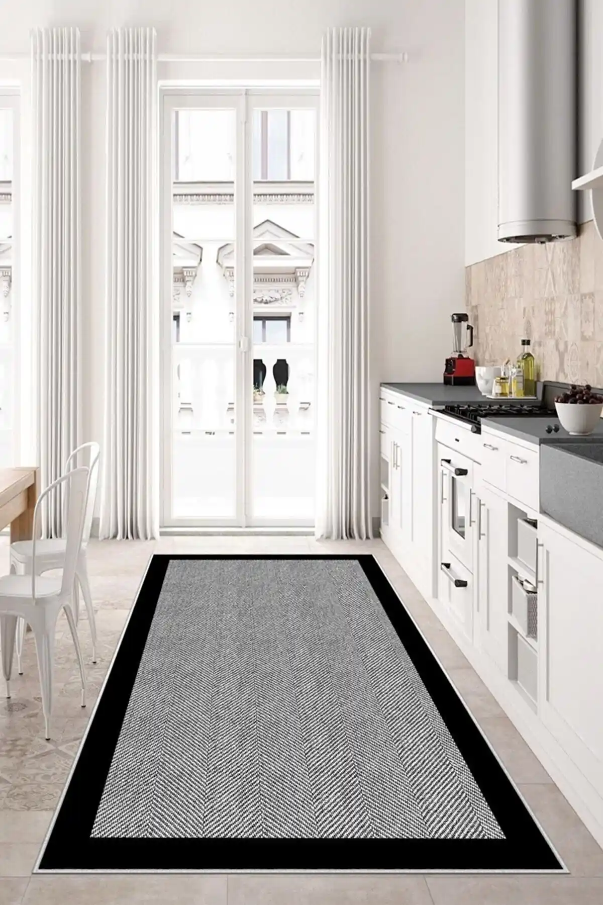 Beyaz Mutfak Halı Modelleri ile Şıklık ve Fonksiyonellik Bir Arada