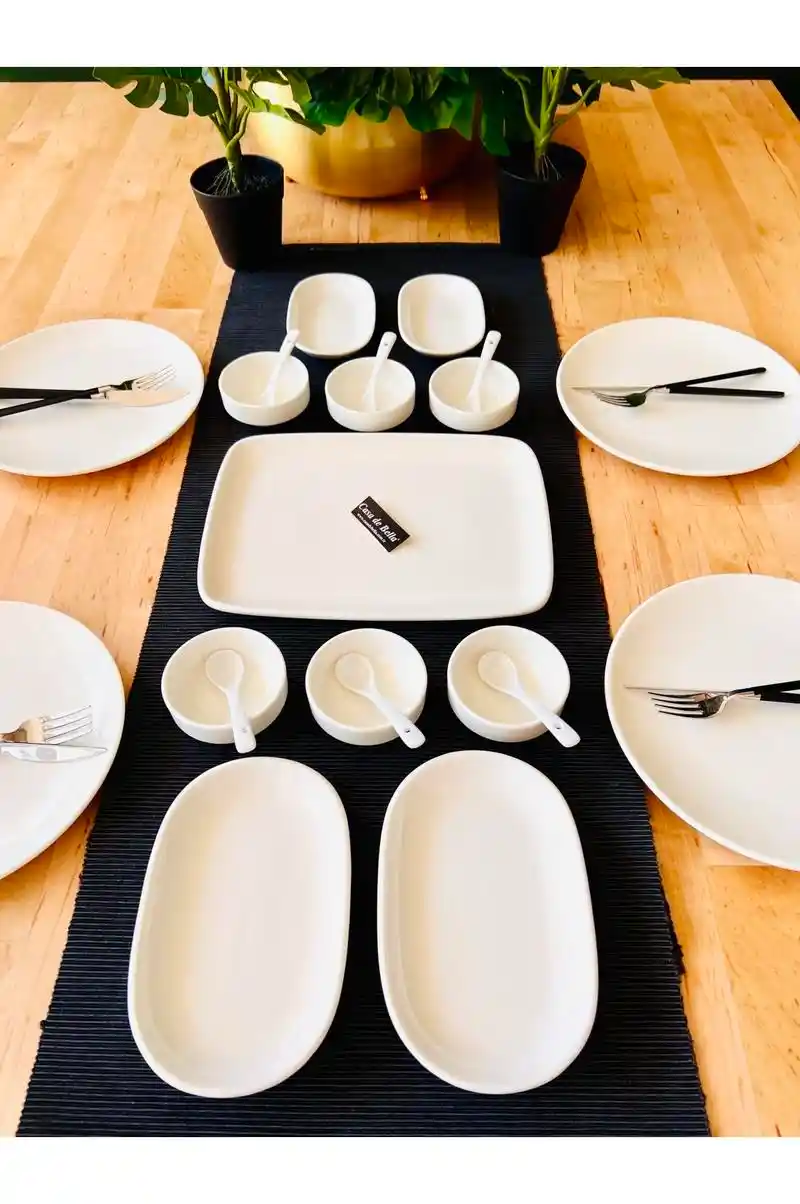 Beyaz Porselen Kahvaltı Takımları ile Şık ve Dayanıklı Sofralar Yaratın