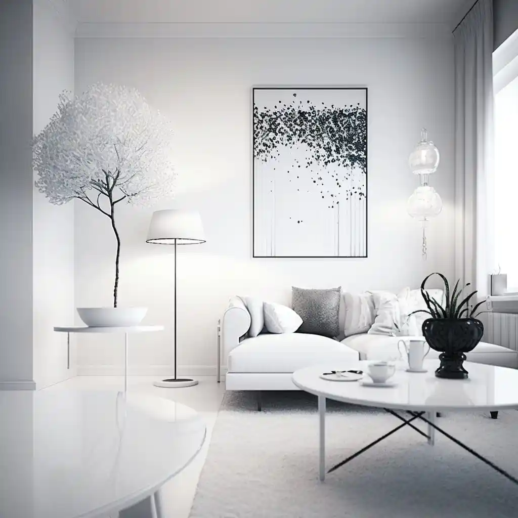 Beyaz Salon Dekorasyonuyla Ferah ve Şık Bir Yaşam Alanı Yaratma Rehberi