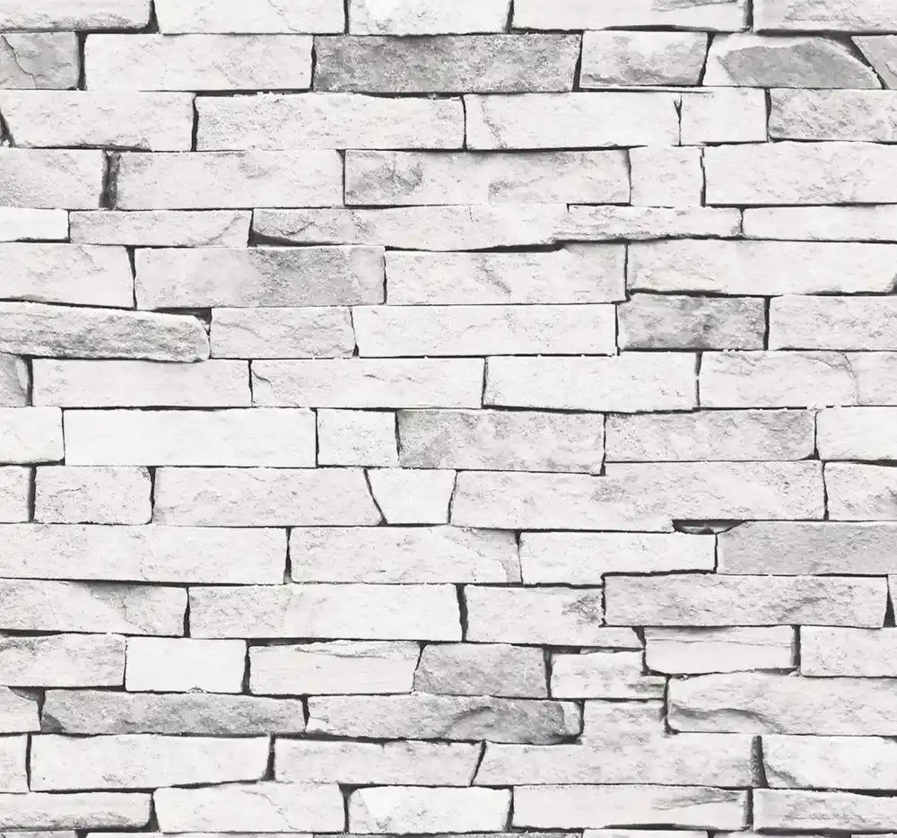 Beyaz Taş Desenli Duvar Kağıdı ile Modern ve Şık Mekanlar Yaratmanın Yolları