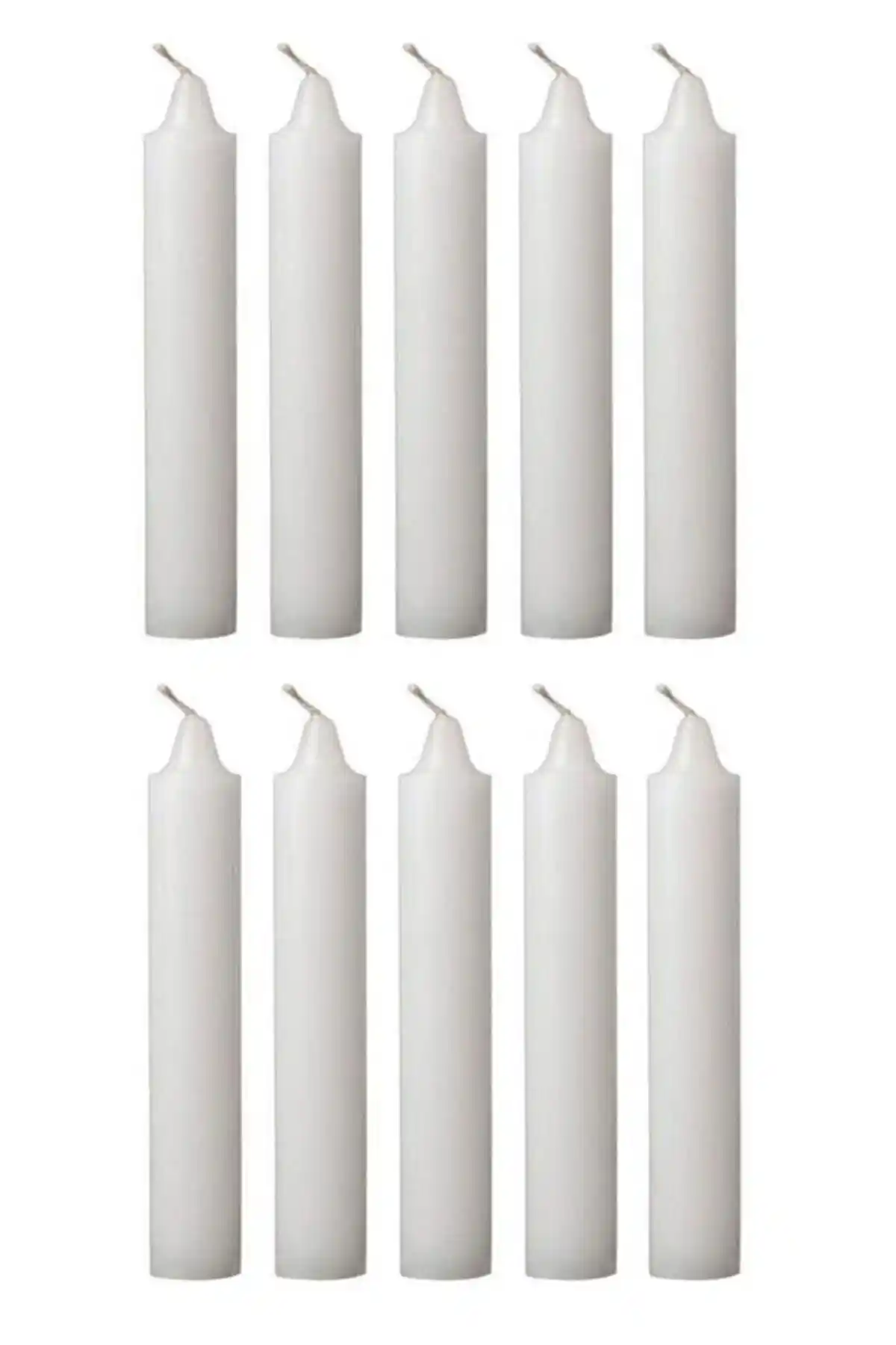 Beyaz Uzun Mumlarla Dekorasyonunuzu Şıklık ve Zarafetle Zenginleştirin