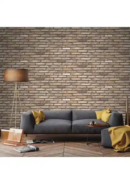 BienHome Taş Tuğla Desen 9030 Duvar Kağıdı: Estetik ve Dayanıklı Dekorasyon Seçeneği