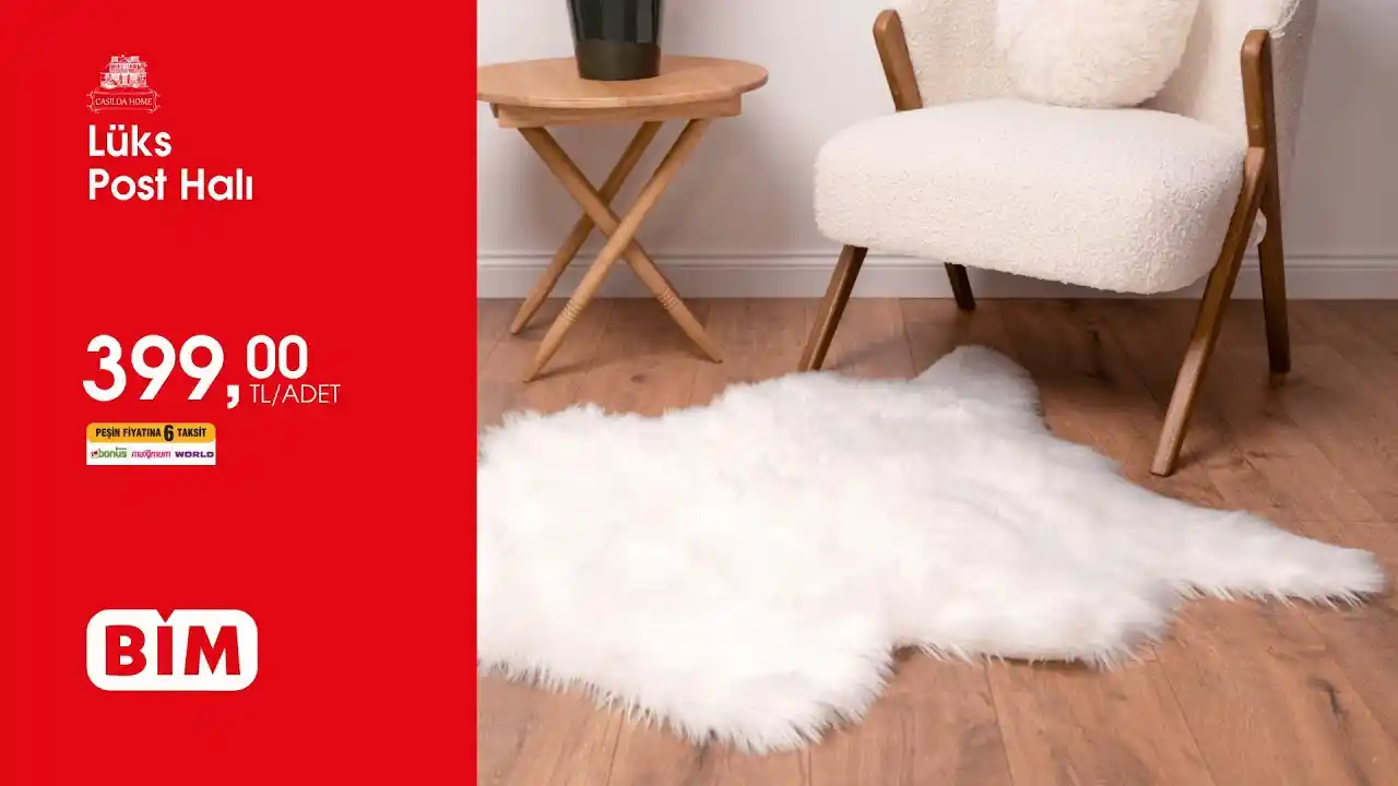 BİM Post Halı ile Ev Dekorasyonunda Şıklık ve Konforun Uyumlu Buluşması