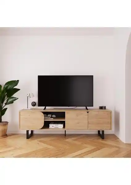 Bimossa E1510 Matis 180 cm Modern ve Fonksiyonel Oturma Odası TV Ünitesi