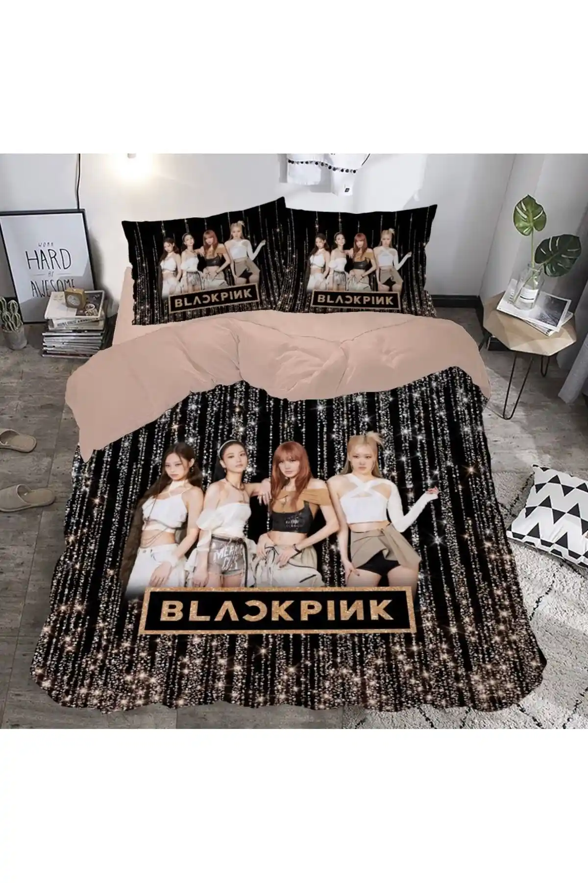 Blackpink Temalı Nevresim Takımlarıyla Odanıza Renk Katın ve Dekorasyonunuzu Canlandırın