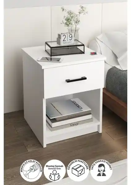 Bofigo Komodin Modern ve Dayanıklı Tasarımıyla Yatak Odalarına Şıklık Katıyor