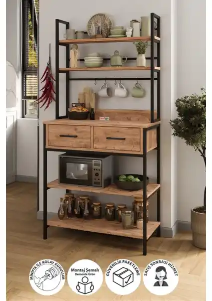 Bofigo Mutfak Standı: Modern Tasarım ve Fonksiyonellik Sunan Dayanıklı Mutfak Depolama Ünitesi