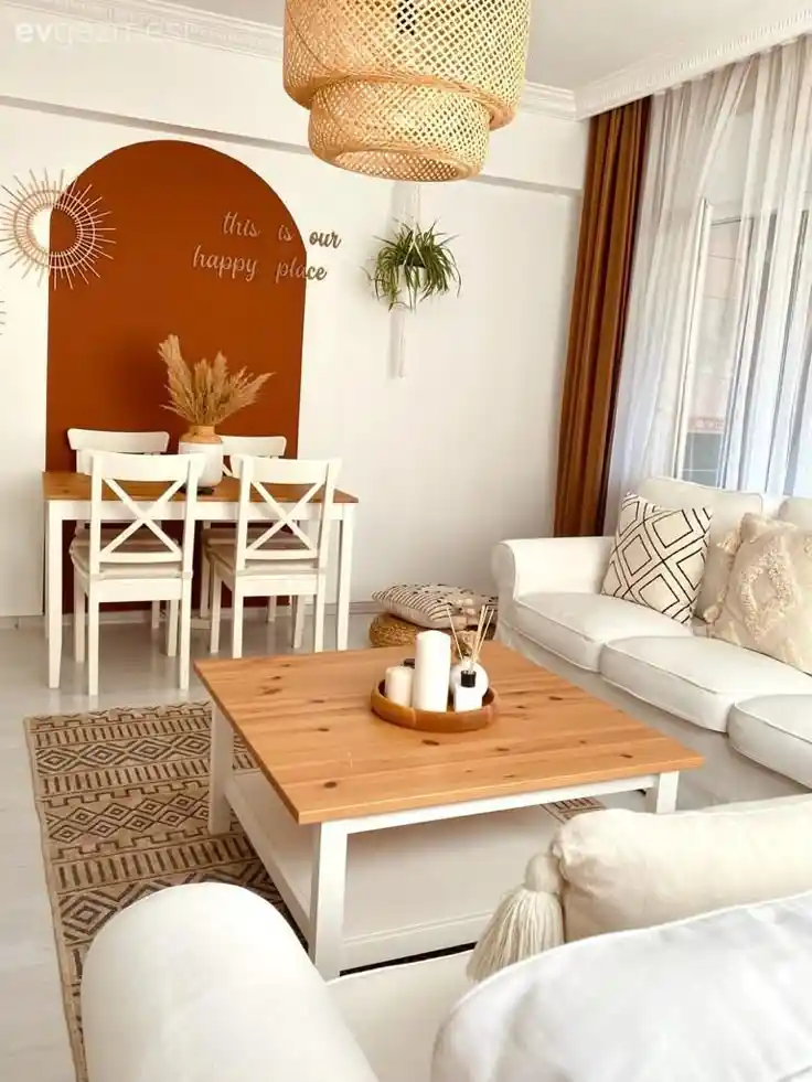 Bohem Tarz Oturma Odası Dekorasyonu İpuçları ve Stil Önerileri