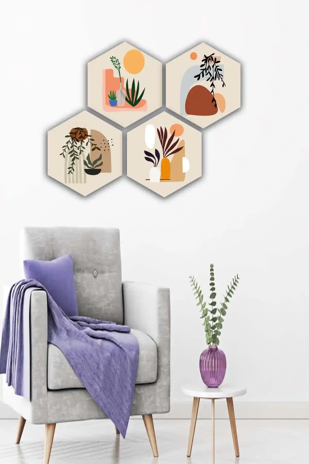 Bohem Tarzı Dekorasyon ve Tablolar ile Evinizde Sanatsal Atmosfer Yaratın