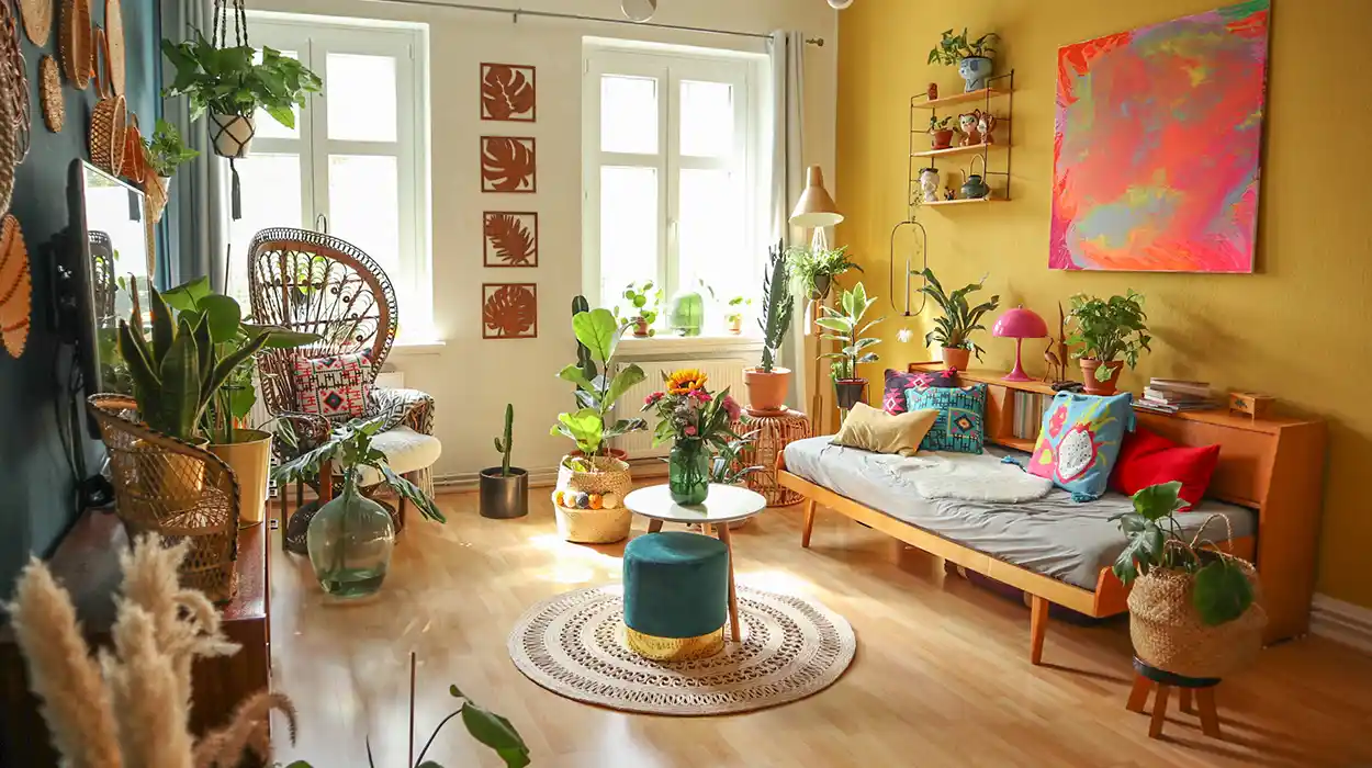 Bohem Tarzı Ev Dekorasyonu: Renkli, Doğal ve Eklektik Bir Yaşam Alanı Yaratma Rehberi