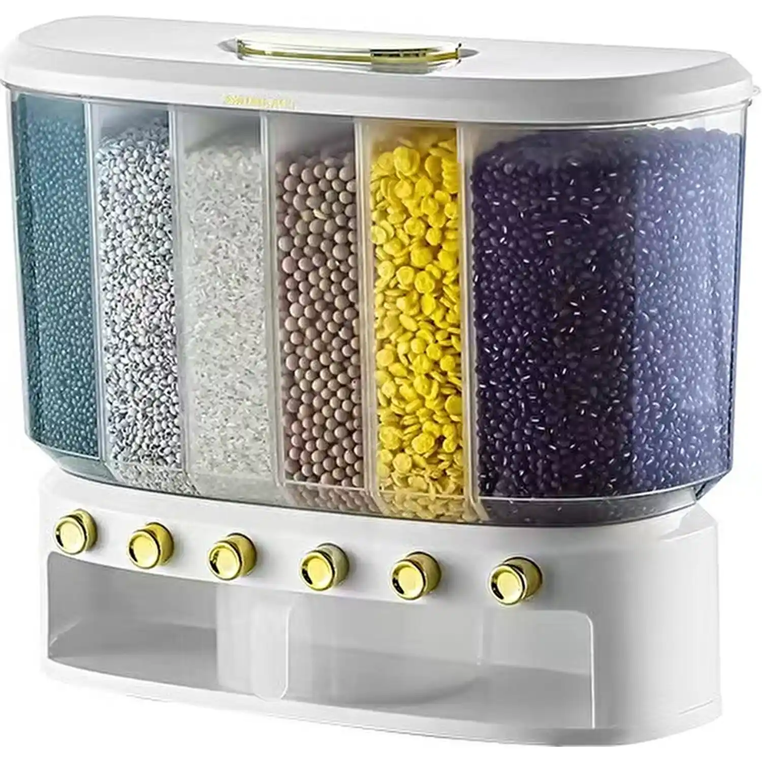 Bölmeli Bakliyat Kutuları ile Mutfakta Şıklık ve Düzen Sağlayan Dekoratif Çözümler