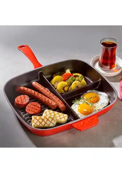 Bölmeli Döküm Tava ile Dekorasyonda İşlevsellik ve Estetiğin Uyumlu Buluşması