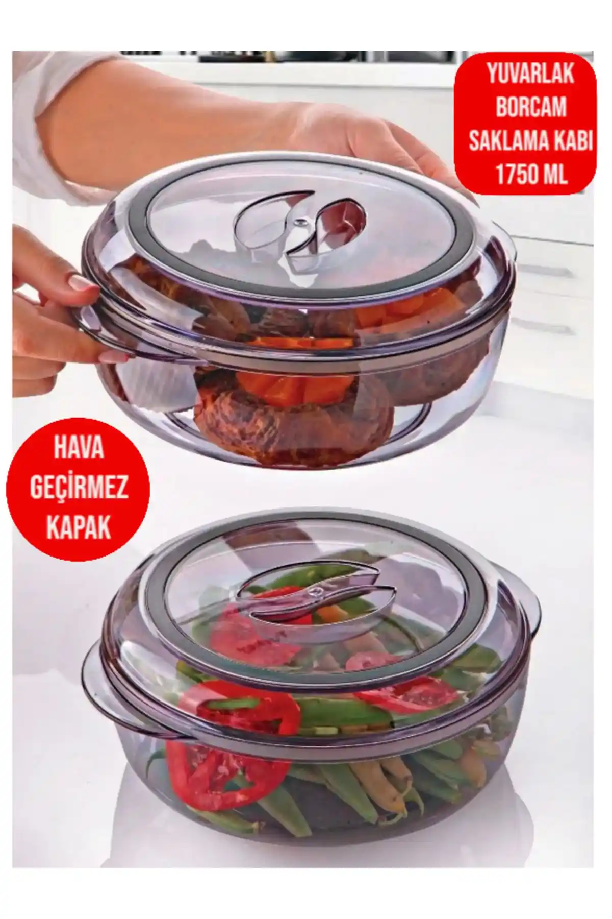 Borcam Kapaklı Saklama Kabı: Dayanıklı ve Şık Mutfak Saklama Çözümleri