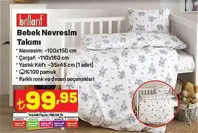 Brillant Bebek Nevresim Takımıyla Odanıza Şıklık ve Konfor Katın