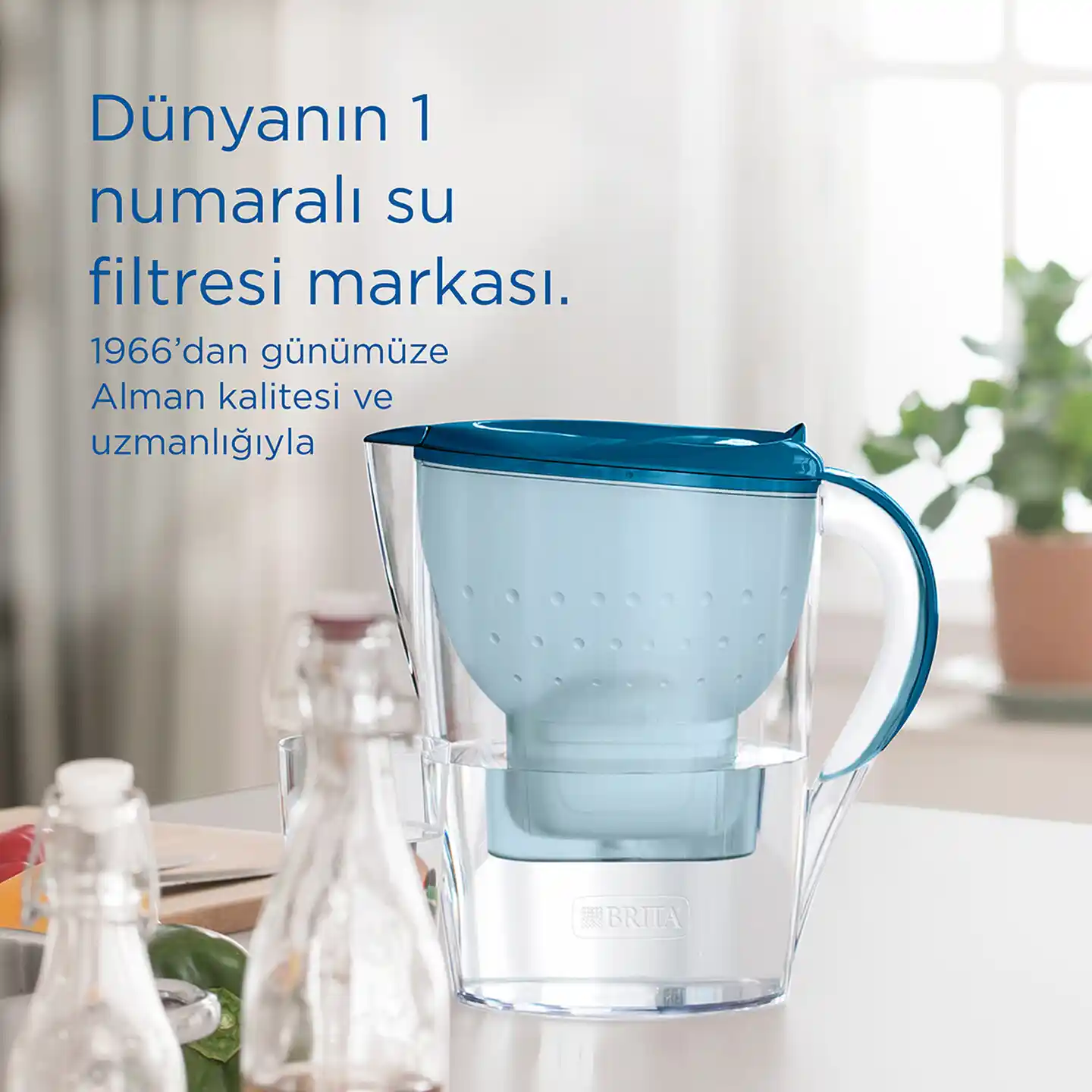 Brita Marella XL 3 Filtreli Su Arıtma Sürahisi Dekorasyonda Sağlık ve Estetiğin Buluşması