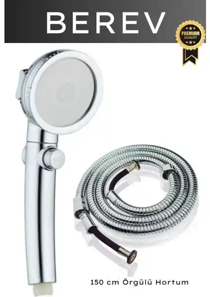 Brkyapı Brk Duş Başlığı: Modern Tasarım ve Üstün Performans Sunan Çok Fonksiyonlu Model