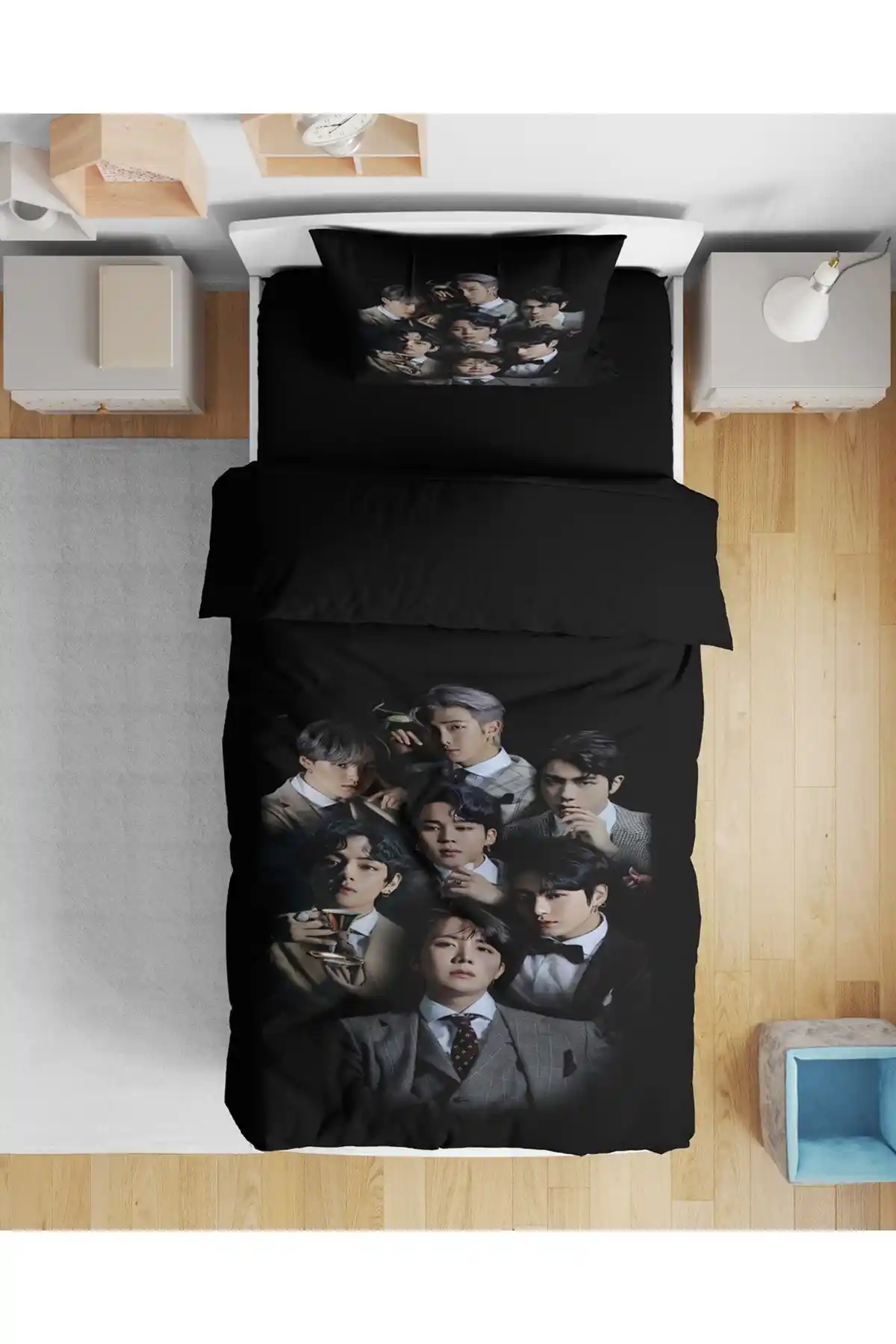 BTS Temalı Nevresim Takımlarıyla Yatak Odası Dekorasyonunda Fark Yaratın