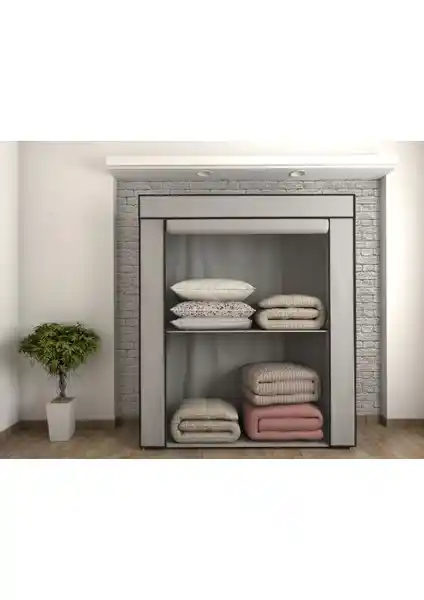 Burak Metal Borulu Yorgan Hurcu ve Prado Stark Xtra Çift Yandan Raflı Çelik Profil Dolap Karşılaştırması