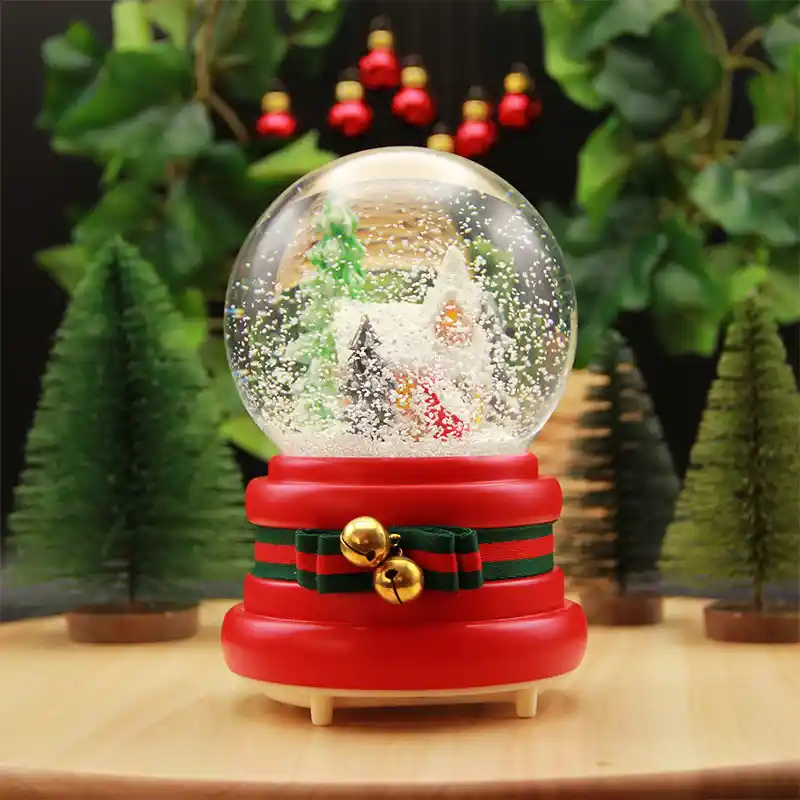 Büyük Kar Küresi Dekorasyonuyla Mekânlara Şıklık ve Sıcaklık Katın