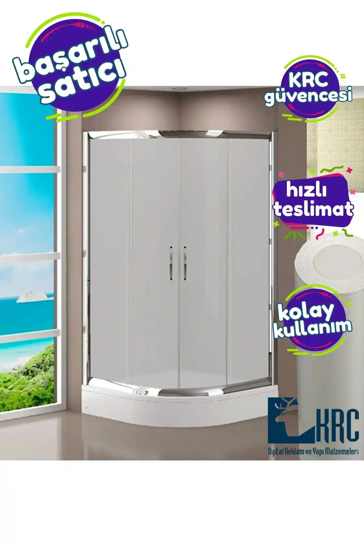 Buzlu Duşakabin Kaplama ile Modern ve Şık Banyo Dekorasyonu Çözümleri