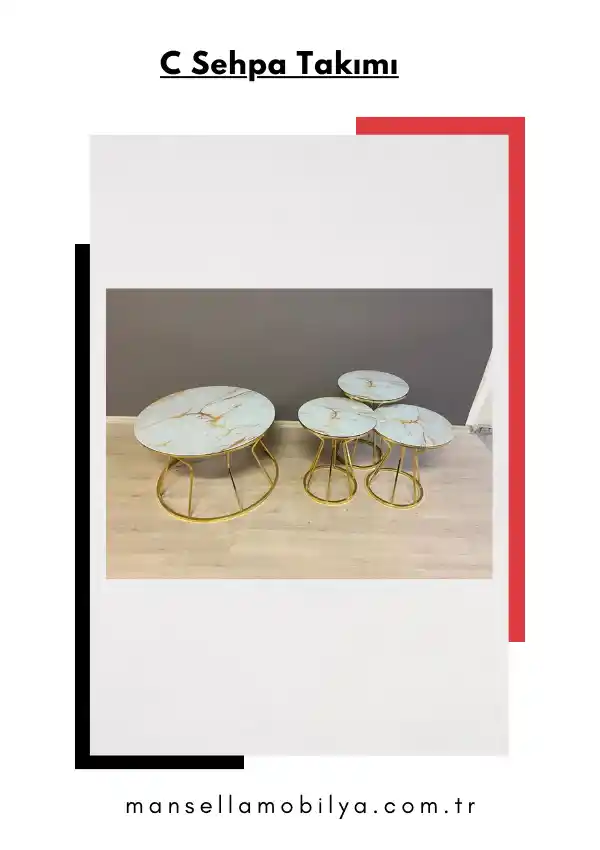 C Sehpa Takımı ile Dekorasyonunuzu Modern ve Şık Hale Getirin