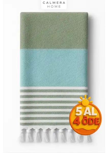 Calmera Home Natura Peştemal: Doğal ve Fonksiyonel Modern Plaj ve Spa Tekstili