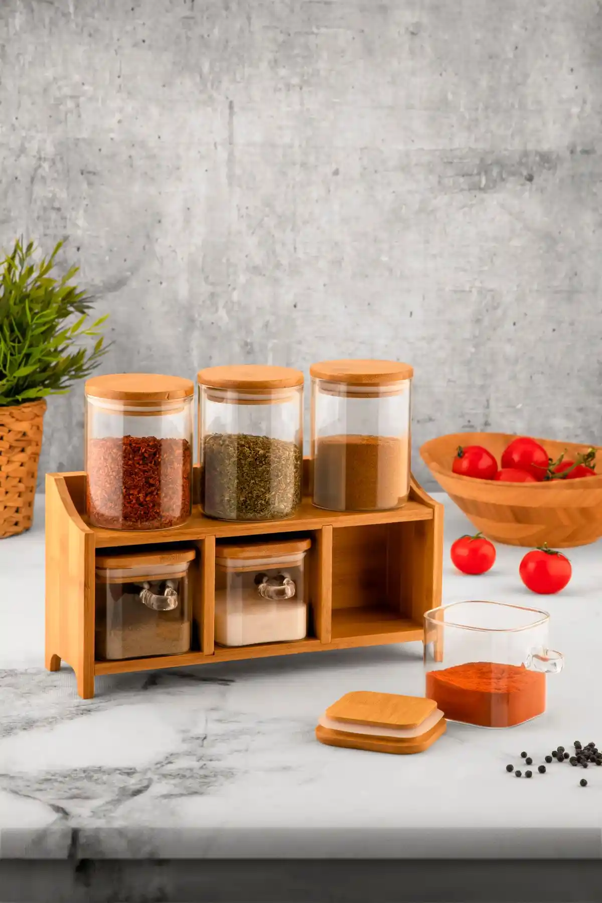 Cam Baharat Takımlarıyla Mutfak Dekorasyonunu Şıklık ve Fonksiyonellik ile Yenileme