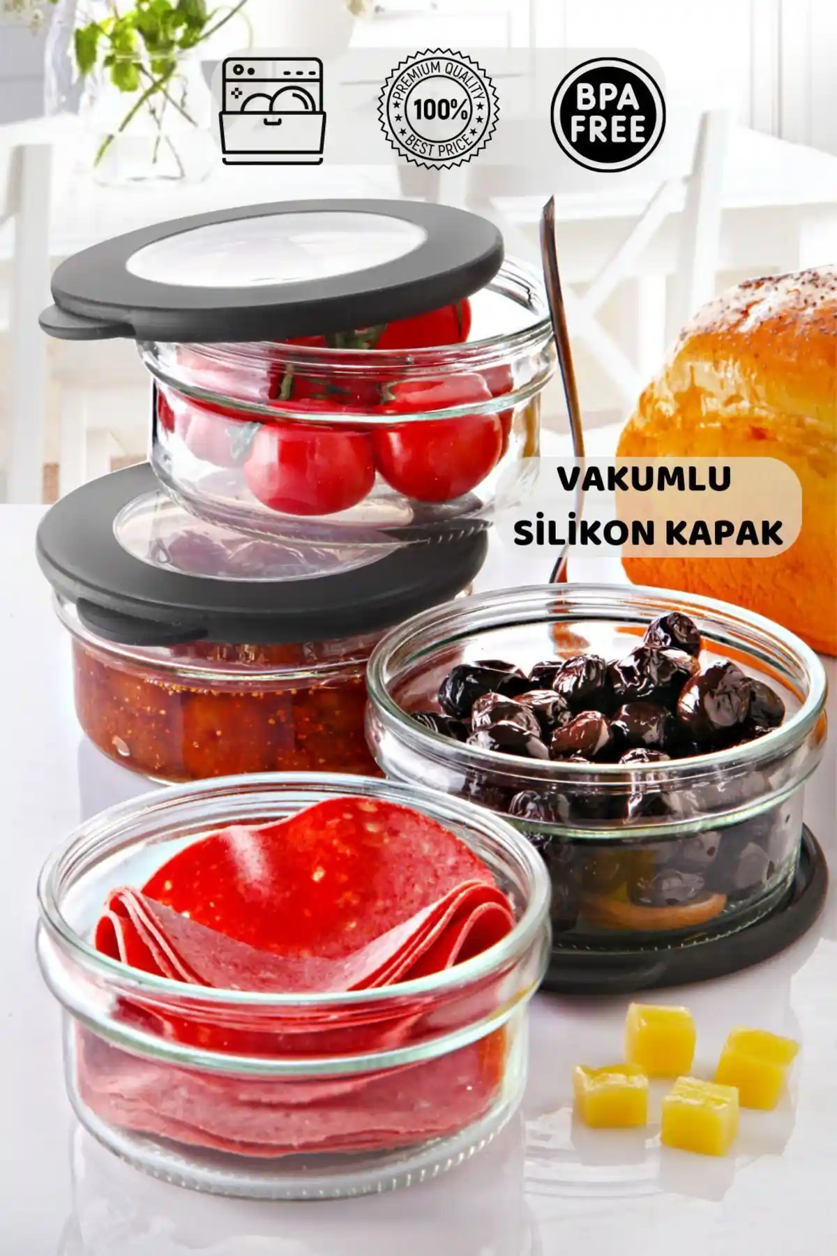 Cam Kahvaltı Saklama Kabı ile Modern ve Şık Mutfak Dekorasyonu Nasıl Yapılır